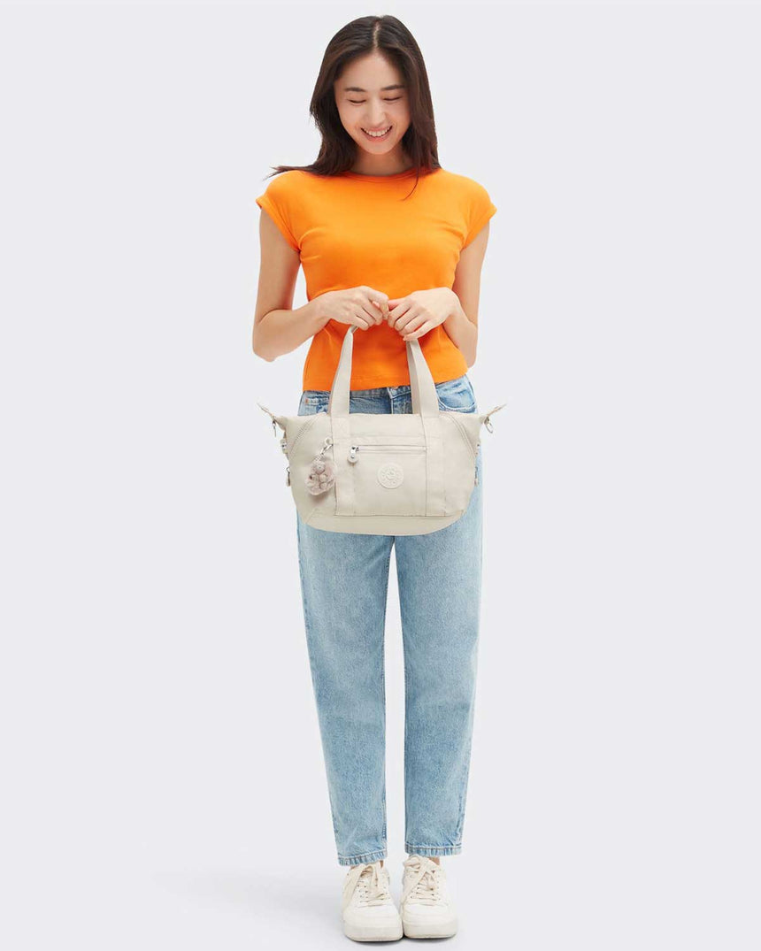 Kipling Art Mini Basic Plus Kadın El Çantası Beige Pearl