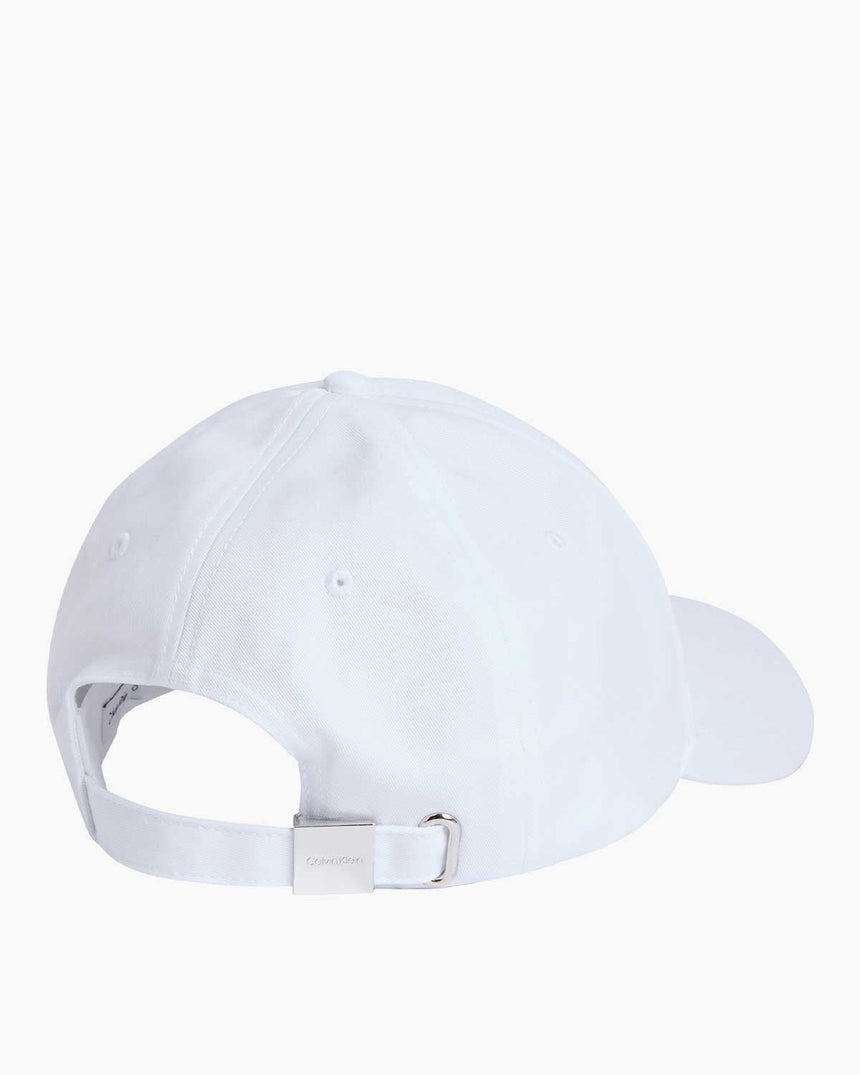 Calvin Klein Metal Logolu Şapka Bright White