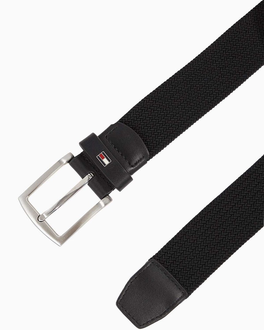 Tommy Hilfiger Denton Fixed Belt Kemer Black