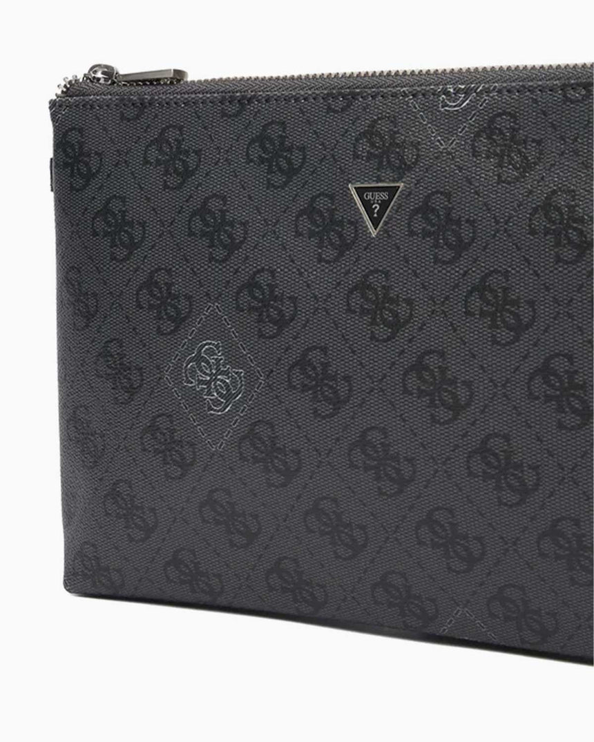 Guess Bath Milano Erkek Makyaj Torbası Çantası Black/White