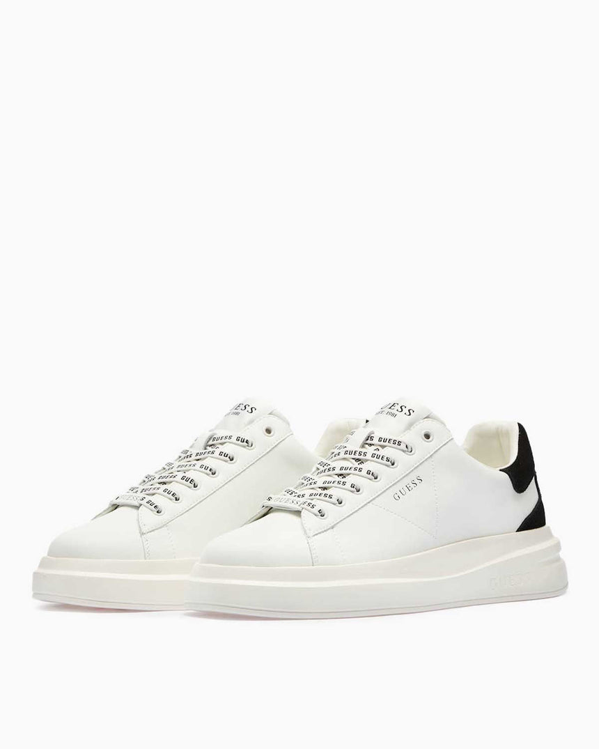 Guess Elba Bağcıklı Sneaker White - Black