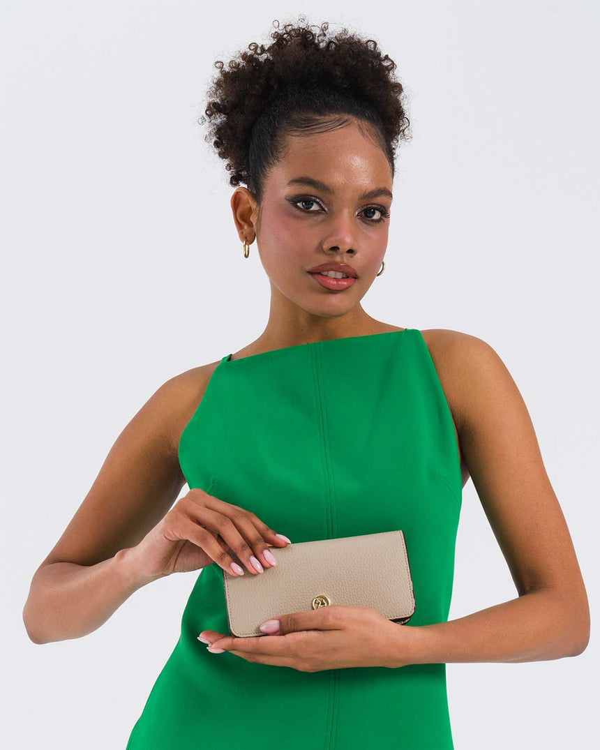 Us Polo Assn Logolu Cüzdan Bej