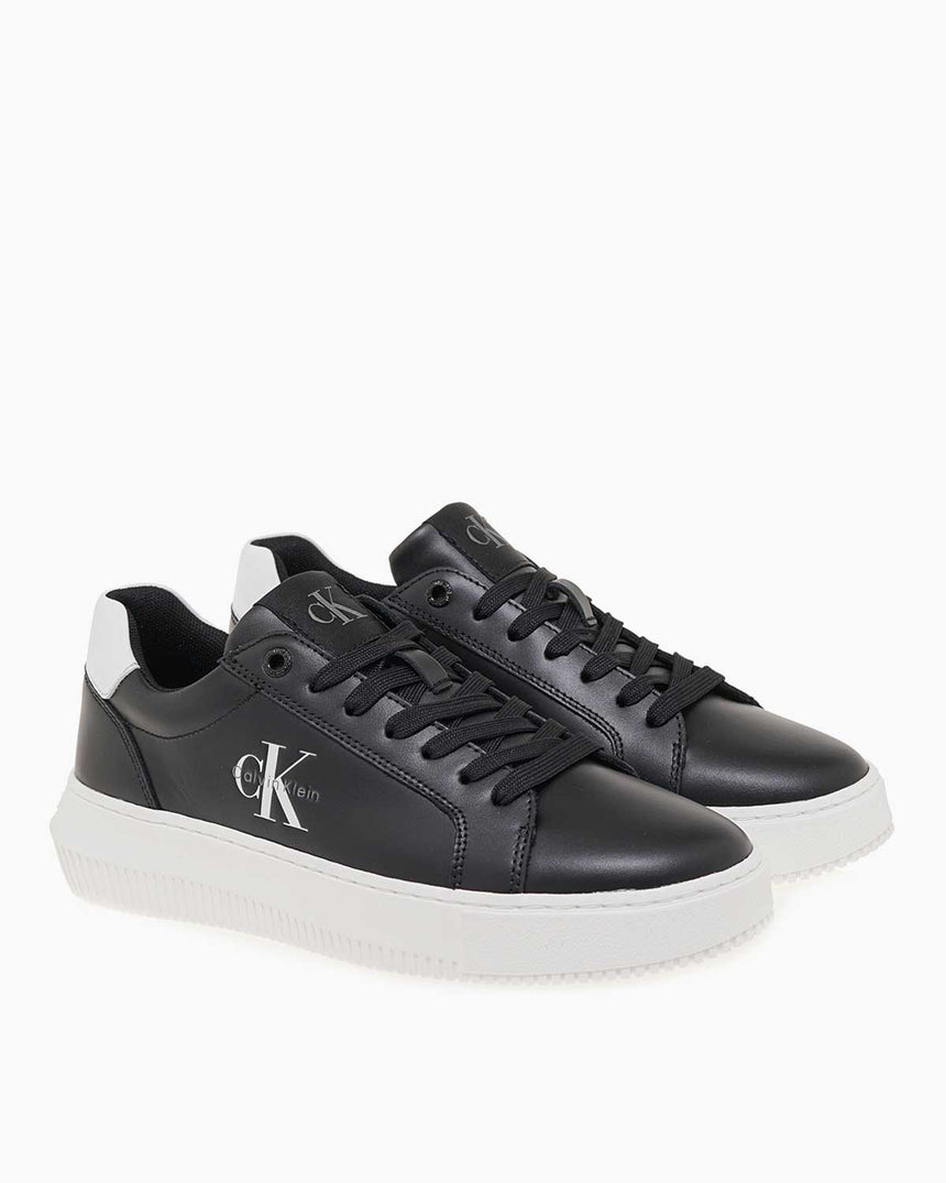 Calvin Klein Malmo Kısa Kalın Taban Kadın Sneaker Black/Bright White