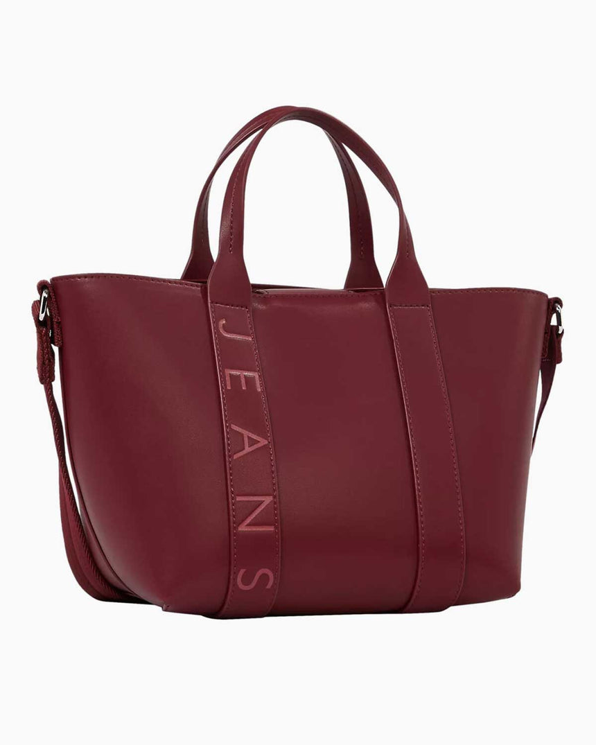 Tommy Jeans City Bold Mini Tote Çapraz Askılı Çanta Purple