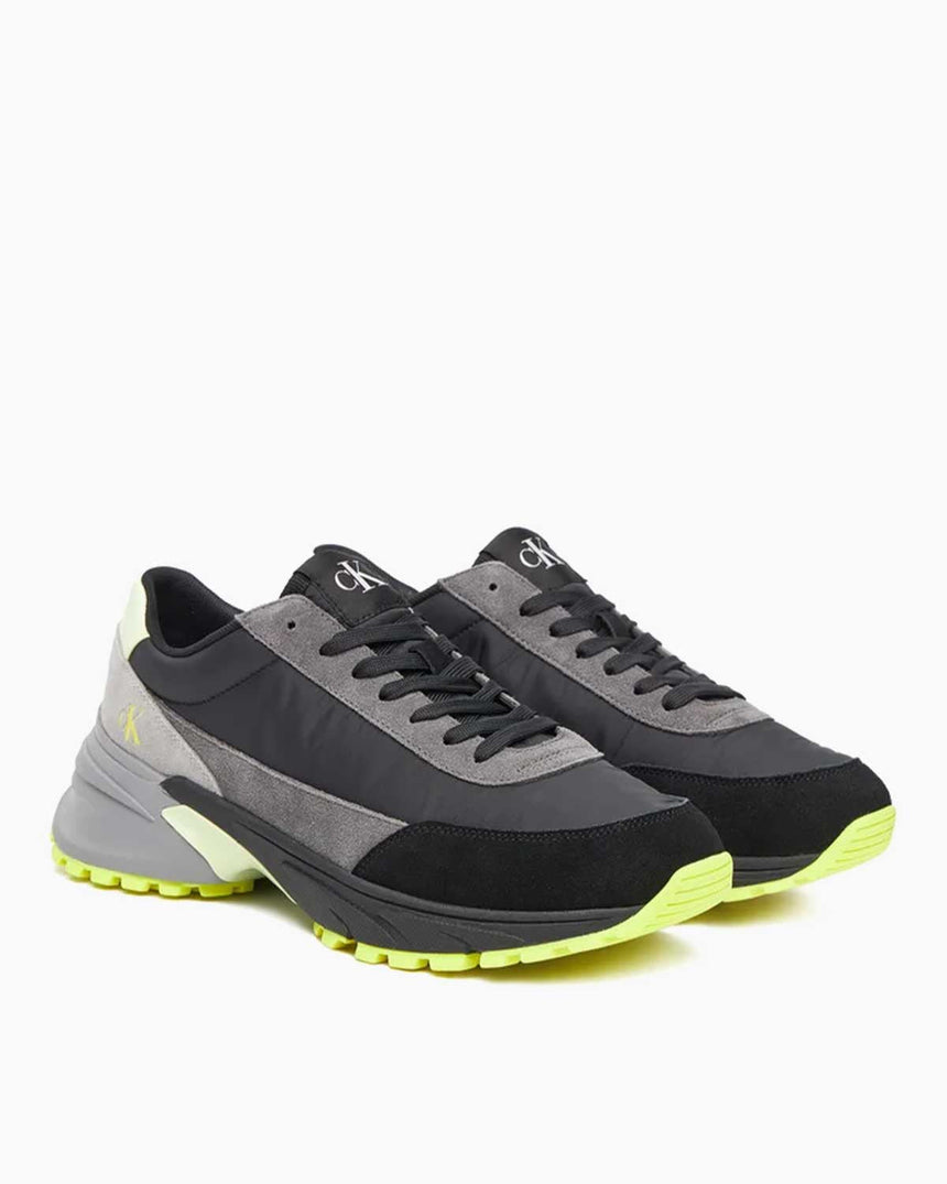 Calvin Klein Tokyo Yüksek Taban Günlük Erkek Sneaker Ck Black/Granite Grey/Wild Lime