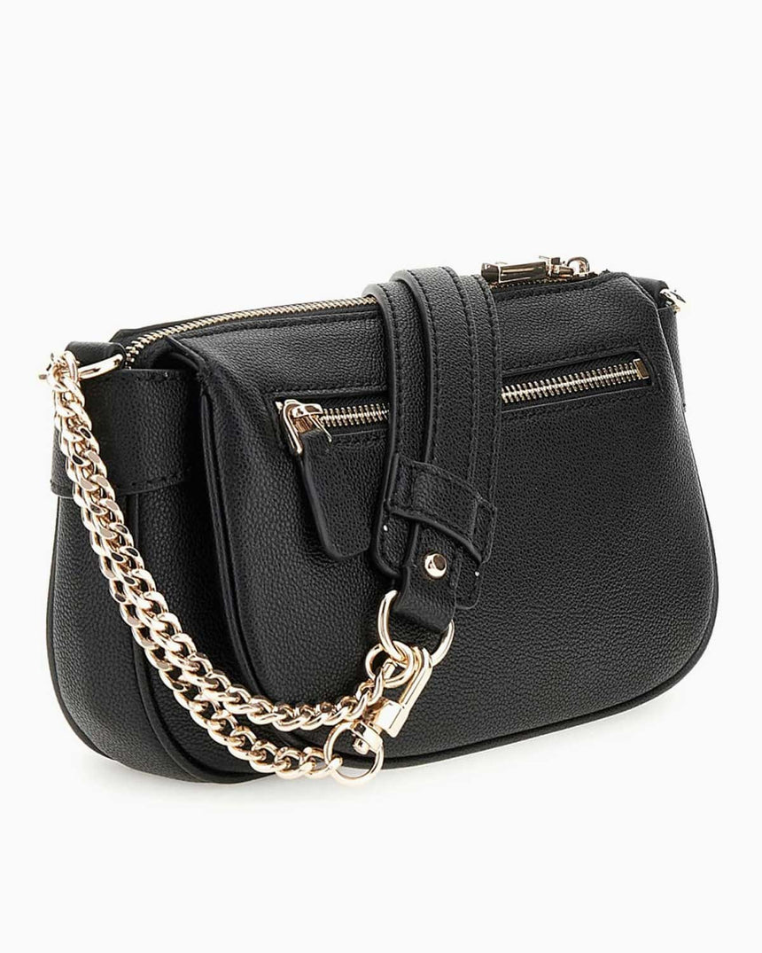 Guess Silvye Bucket Zincir Detaylı Omuz Çantası Black