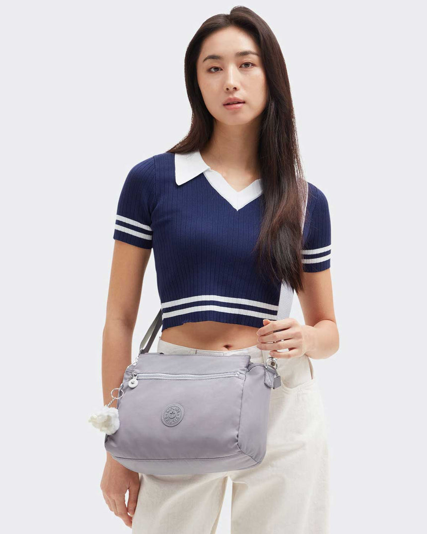 Kipling Elysia Basic Omuz Çantası Tender Grey