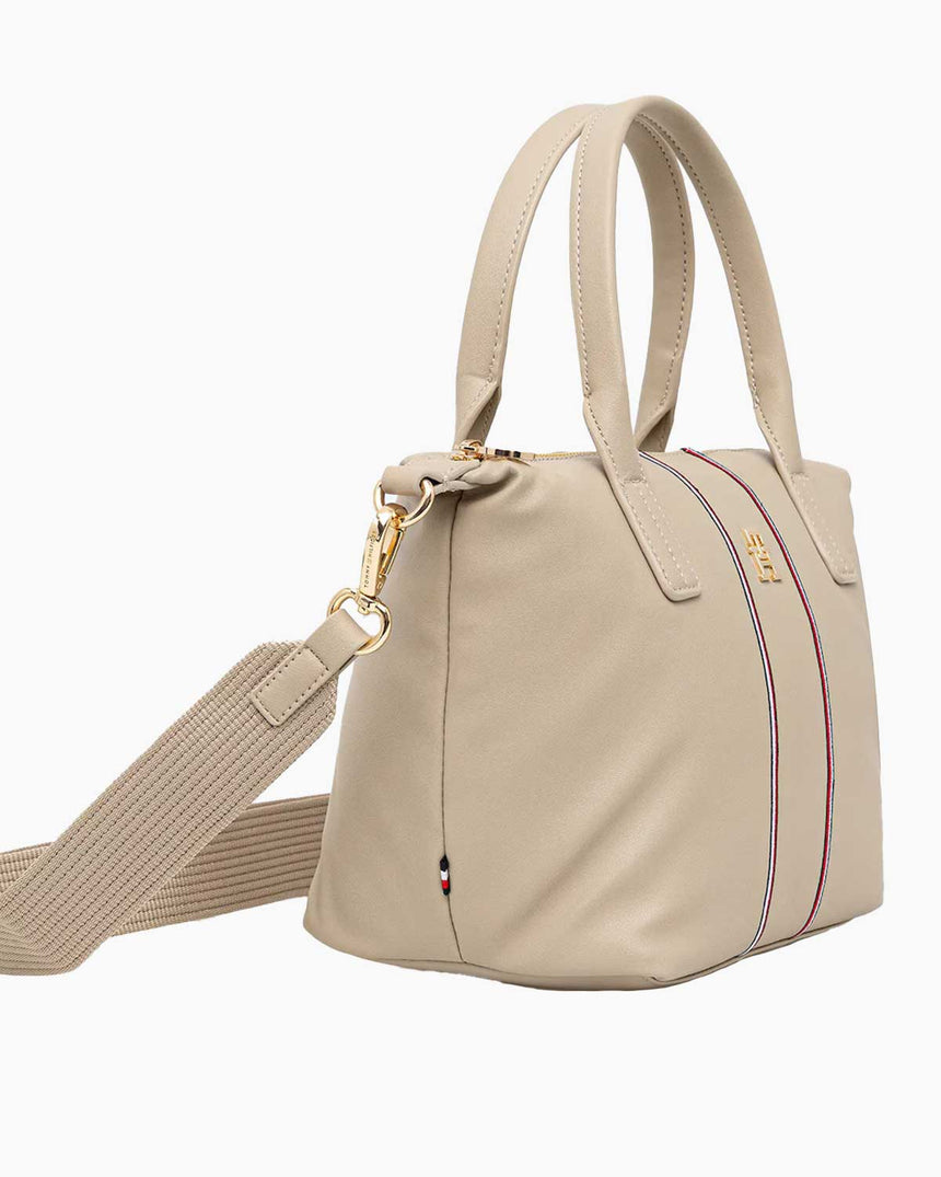 Tommy Hilfiger Popette Soft Kadın Mini El Çantası Sandalwood Corp