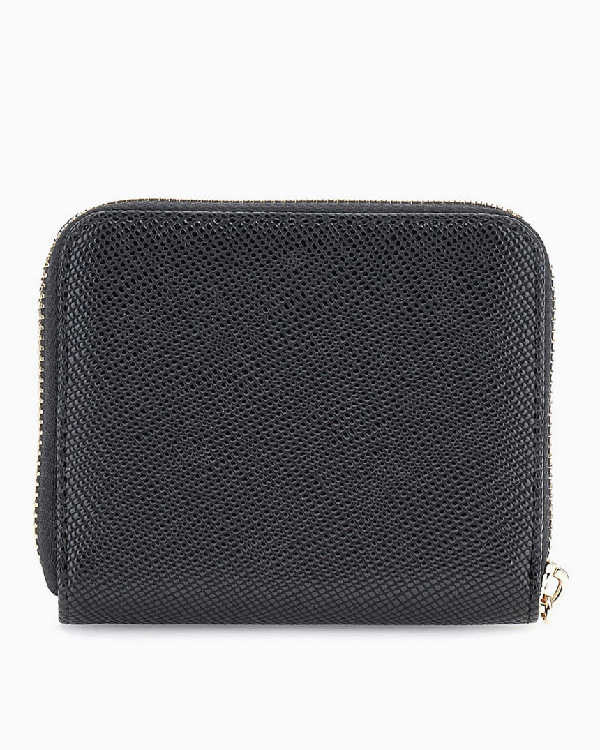 Guess Debora Fermuralı Küçük Boy Kadın Cüzdan Black