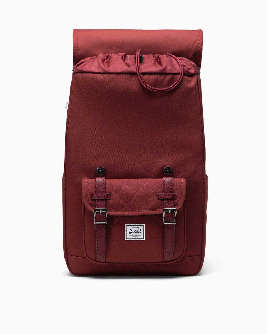 Herschel Little America Midi Backpack Sırt Çantası Oxblood Red Quilted