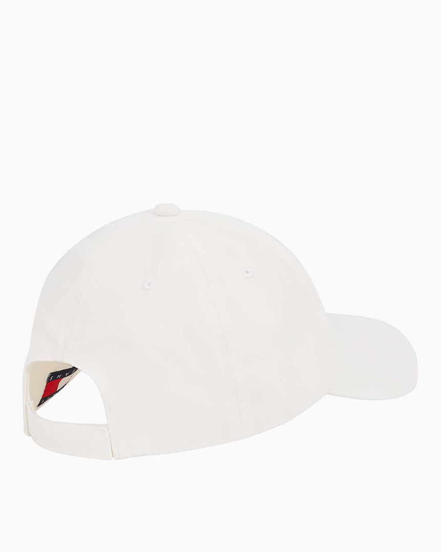Tommy Hilfiger Linear Logo Şapka Ancient White