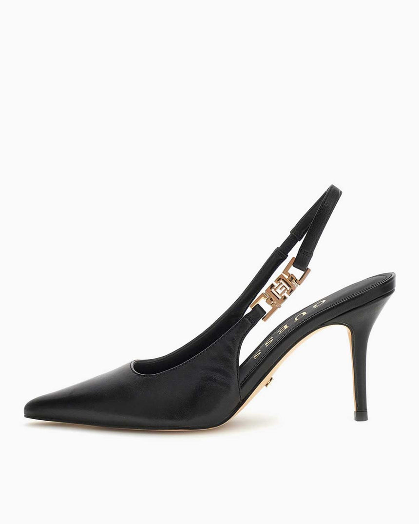 Guess Nassha3 Logolu Stiletto Black