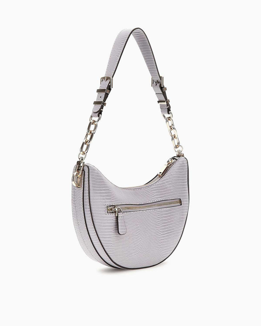 Guess Orlina Society Zincir Detaylı Omuz Çantası Lavendar Grey