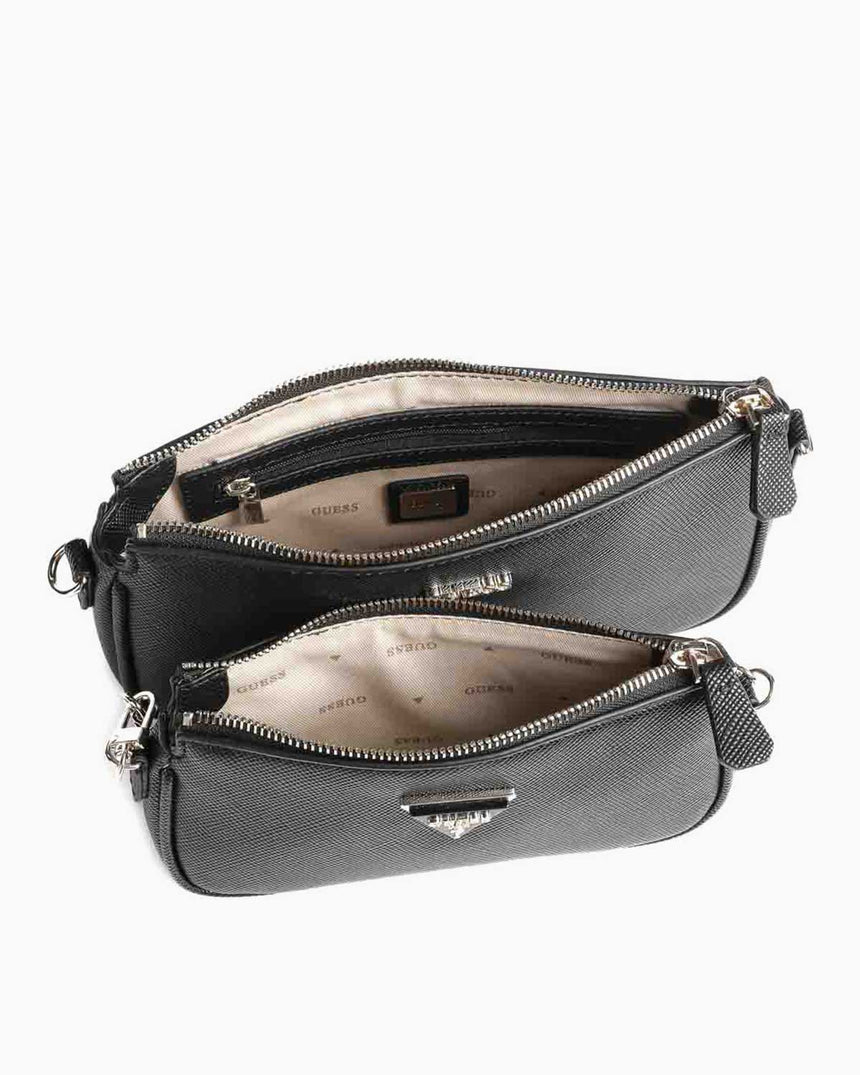 Guess Noelle Pouch Crossbody Çapraz Askılı Kadın Çantası Black