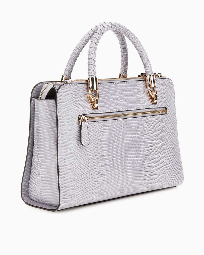 Guess Orlina Society Satchel El Çantası Lavendar Grey