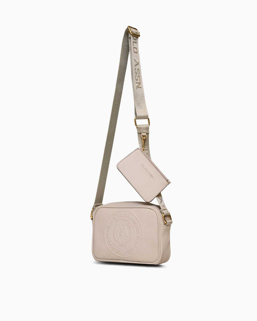 Us Polo Assn Mini Cüzdan Detaylı Çapraz Askılı Çanta Taş