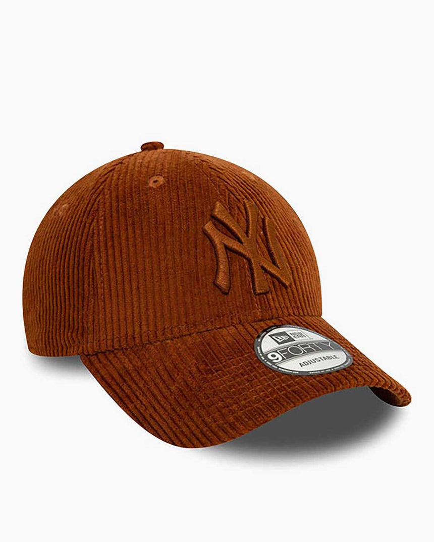 New Era Cord 940 Forty NY Kadife Şapka Kahverengi