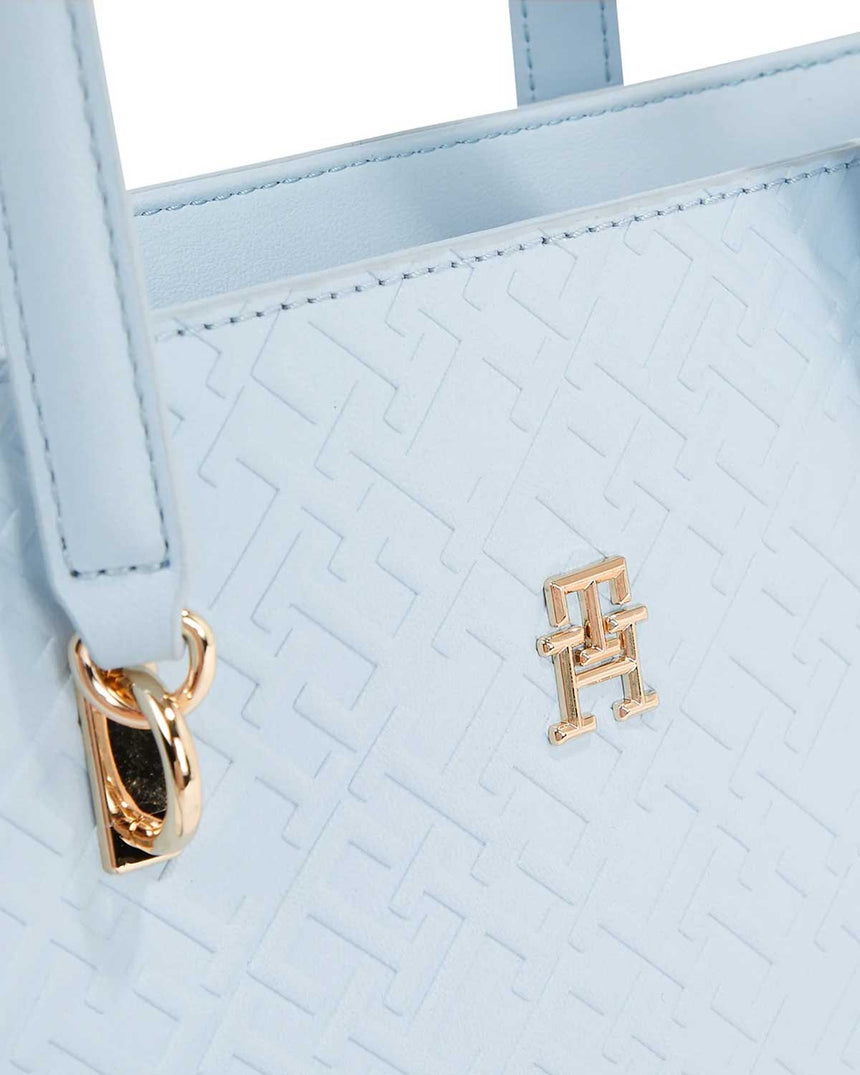 Tommy Hilfiger Refined Mini Tote El Çantası Breezy Blue
