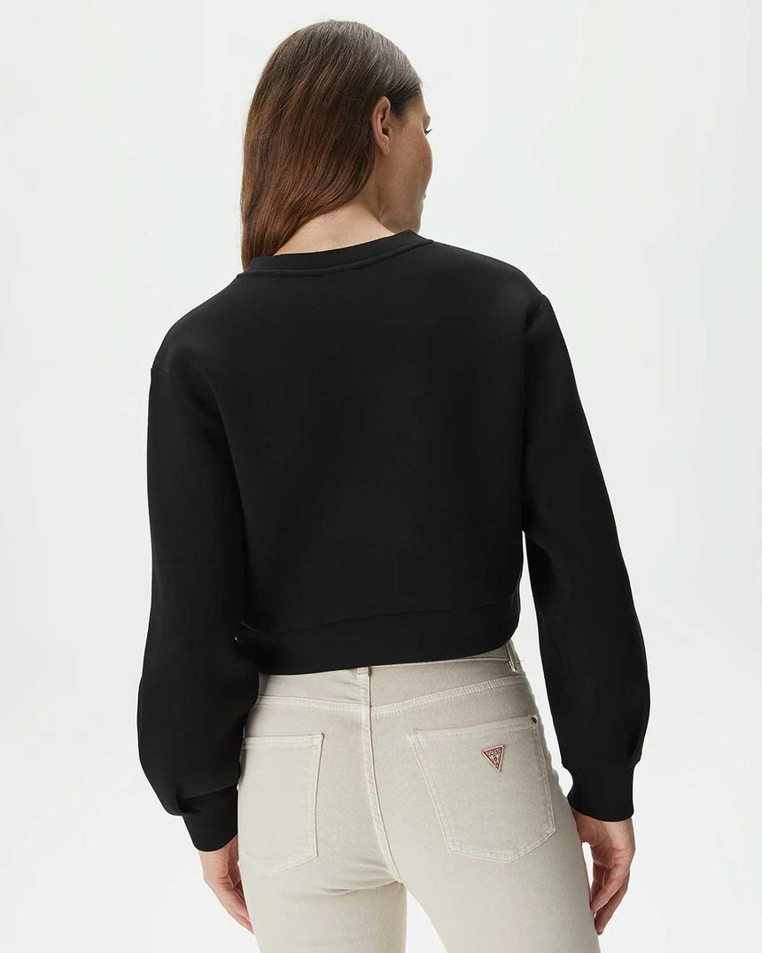 Guess Cindra Kabartma Logolu Sweatshirt