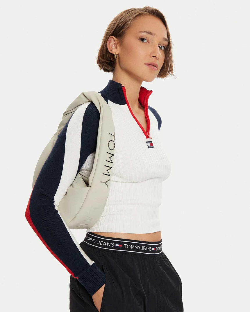 Tommy Hilfiger Bold Shoulder Bag Mini Omuz Çantası Newsprint