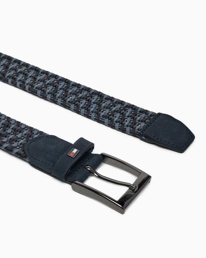 Tommy Hilfiger Elastic Fixed Belt Kemer Space Blue