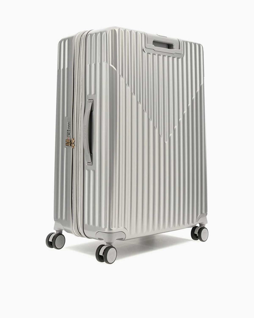 Guess Centennial 28 In 8-Wheeler Büyük Boy Valiz Silver