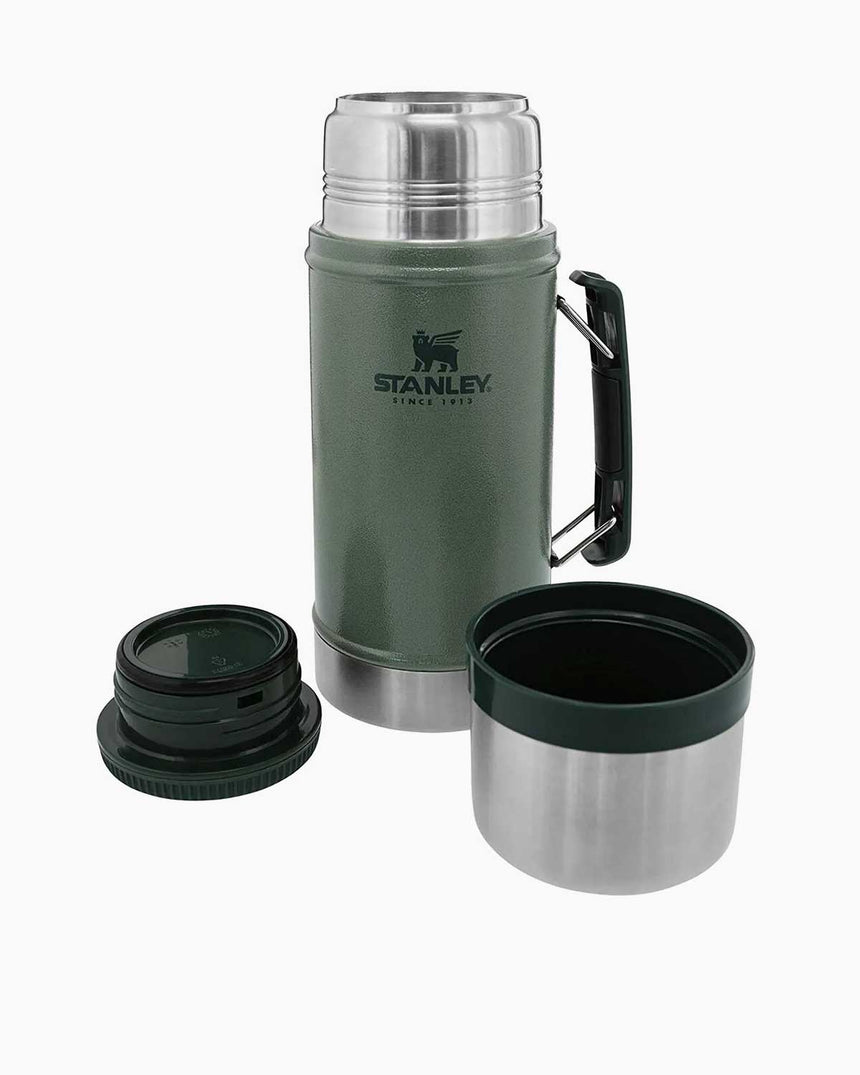 Stanley Efsane Klasik Seri-0.94 Litre Vakumlu Çelik Yemek Termosu Hammertone Green