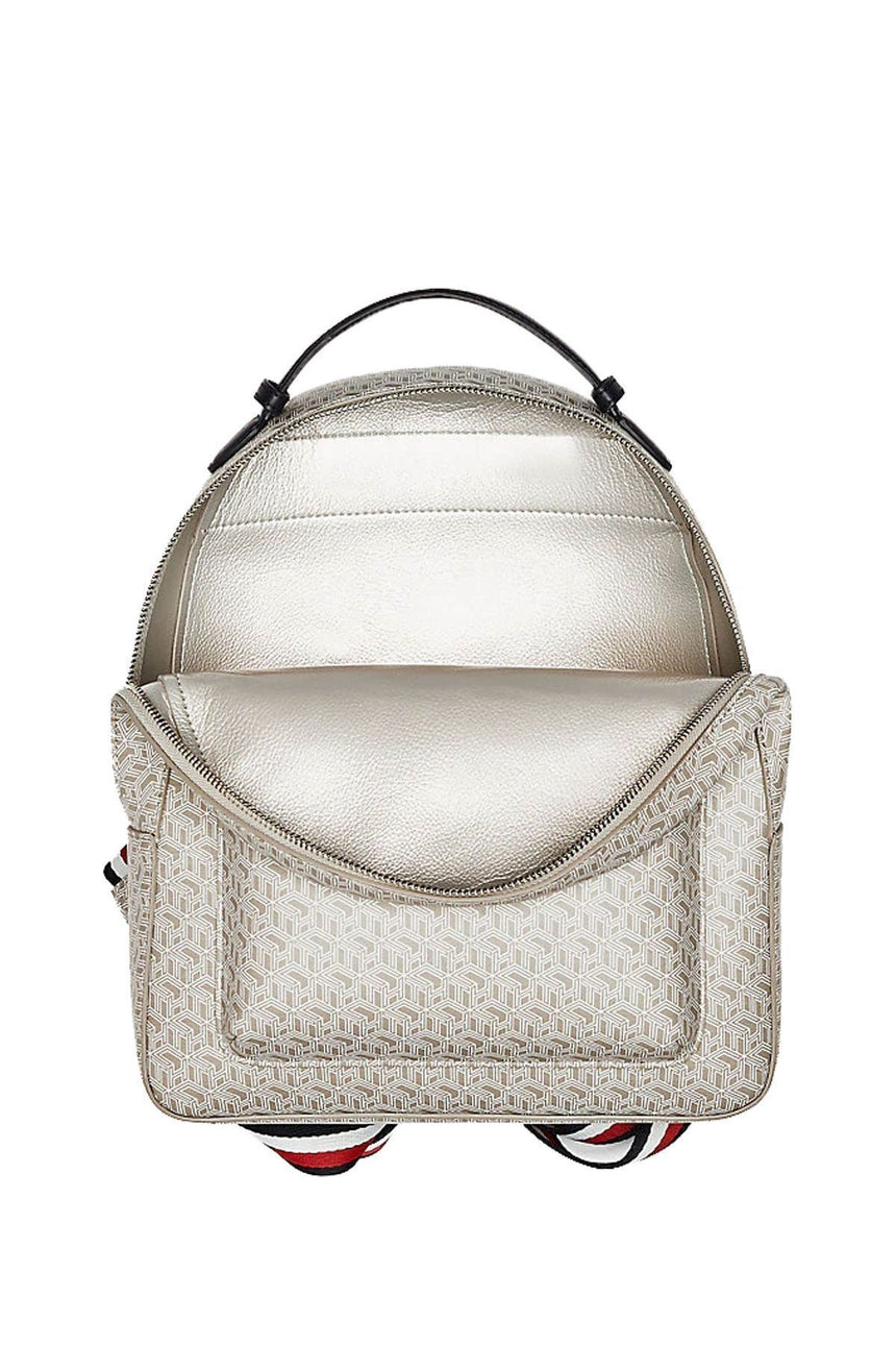 Tommy Hilfiger Iconic Tommy Backpack Monogram Kadın Sırt Çantası Neutral