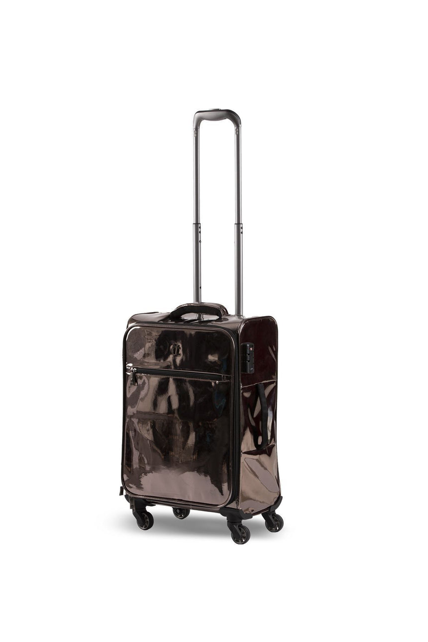 It Luggage Shimmer Metallic Gun