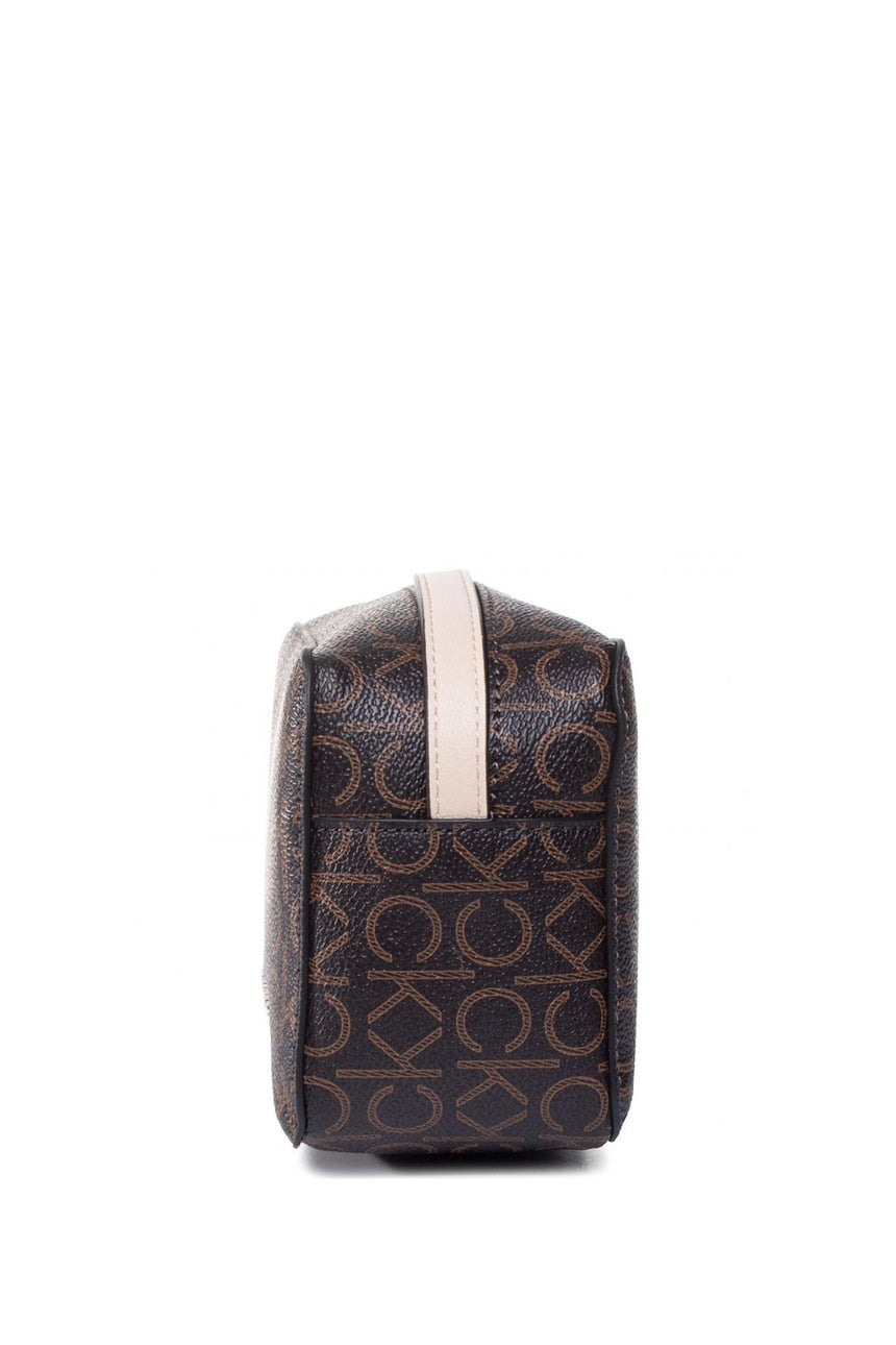 Calvin Klein Mono Camerabag Çapraz Askılı Kadın Çantası Brown Mono