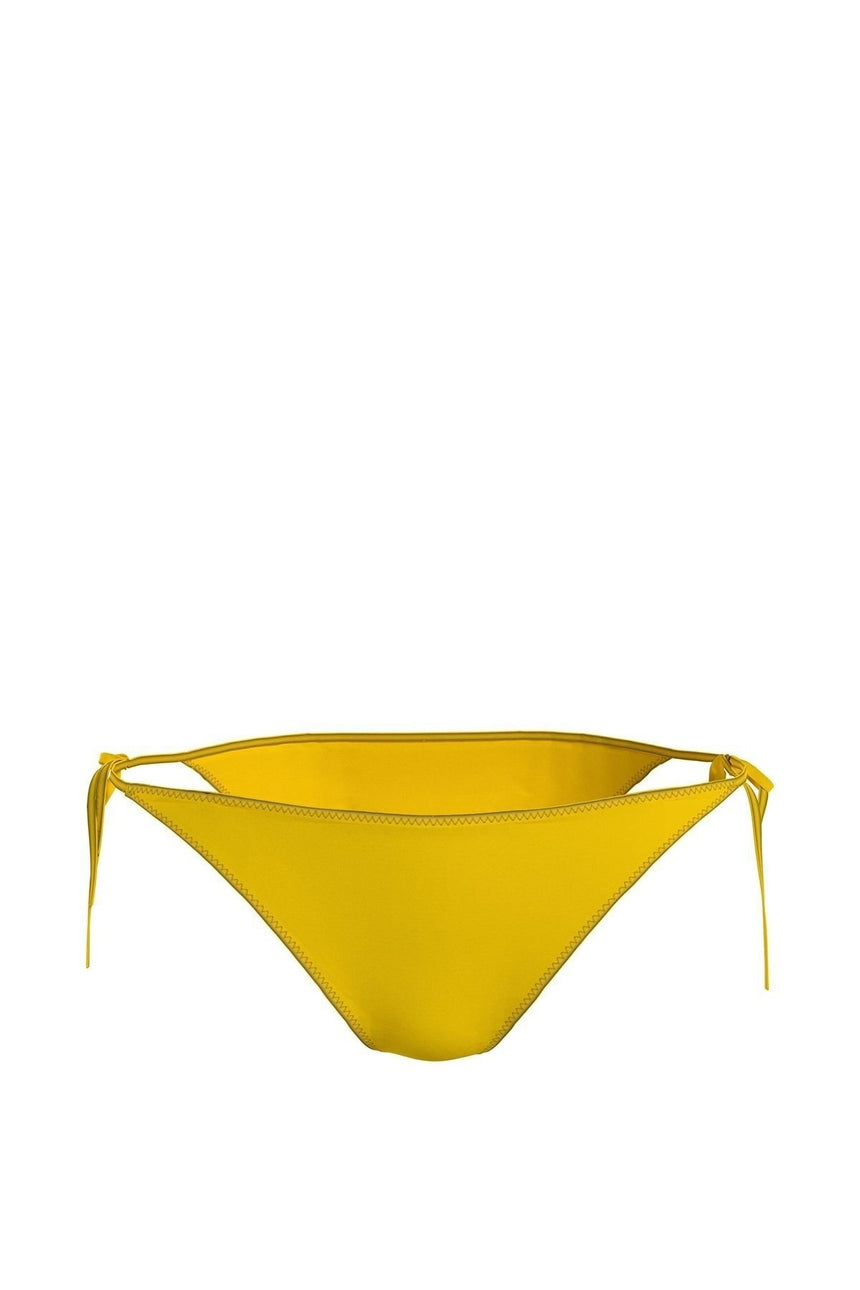 Calvin Klein Calvin Klein Logolu Bağcıklı Kadın Slip Bikini Altı Bold Yellow