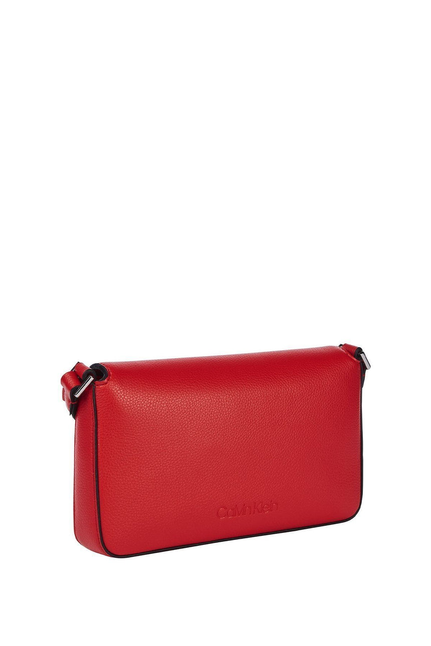 Calvin Klein Shadow Sac Porté Epaule Synthétique Noir Çapraz Askılı Kadın Çantası Vibrant Coral