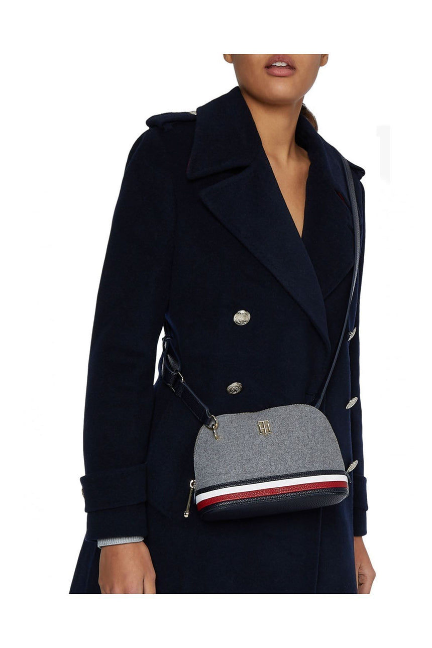 Tommy Hilfiger Element Crossover Melton Çapraz Askılı Kadın Çantası Grey