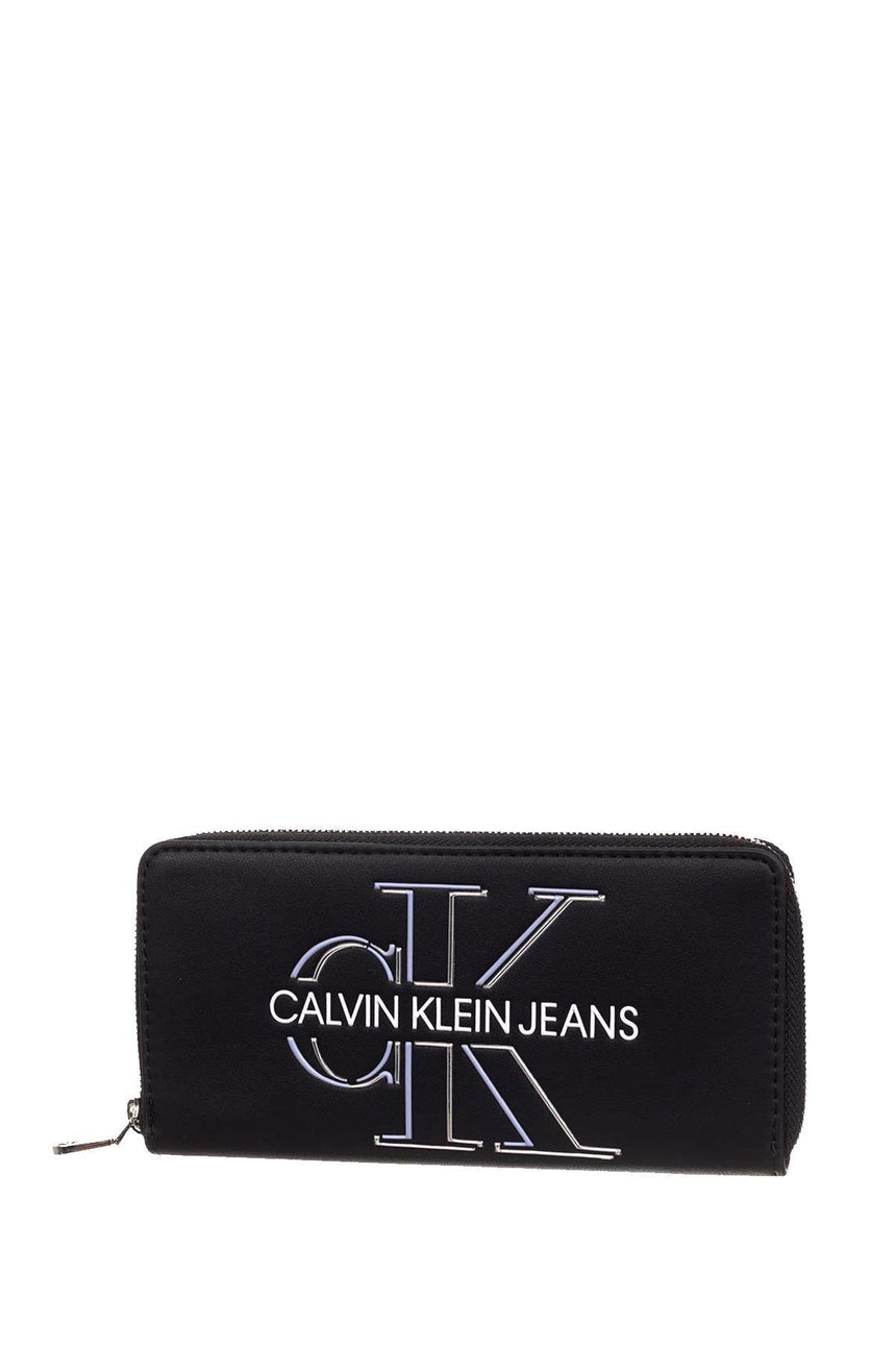 Calvin Klein Ckj Sculpted Mono Kadın Cüzdanı Black