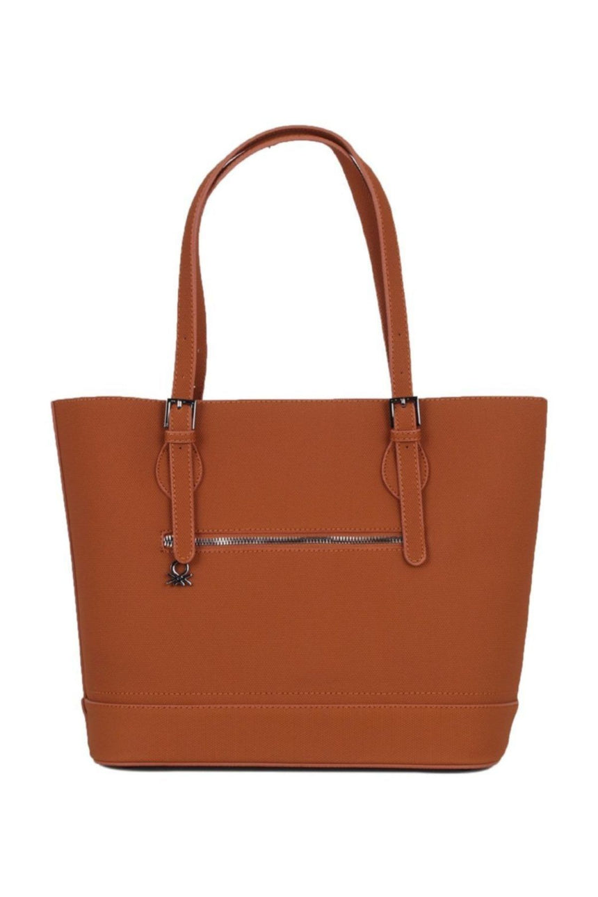 Benetton Shopper Kadın Kol Çantası Camel