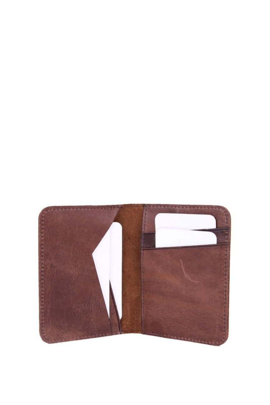 Grande 2 Blok Cüzdan Tipi Mini Erkek El Portföyü Crazy Kahve