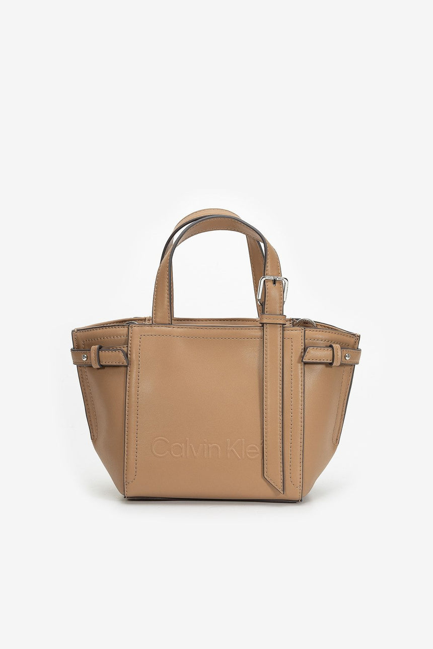 Calvin Klein Minimal Hardware Kadın El Çantası Khaki