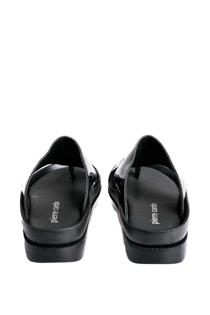 Pierre Cardin Kadın Terlik Rugan Siyah