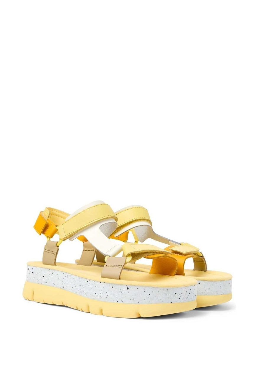 Camper Pav.Calima,Serv.Botij/OS.Gra.Bian-Citrin Kadın Sandalet Renkli