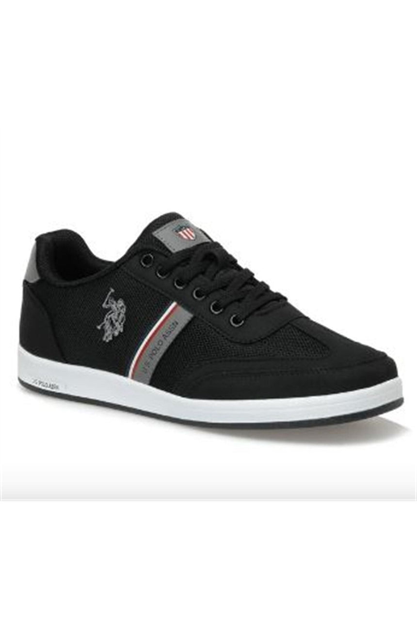 Us Polo Assn 3M Kares 3Fx Erkek Sneakers Siyah