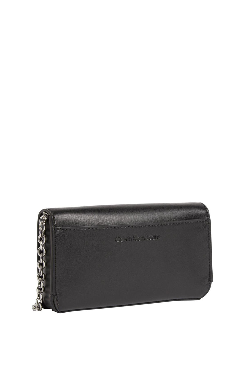 Calvin Klein Ck Kabartma Logolu Zincir Askılı Kadın Çapraz Omuz Çantası Black