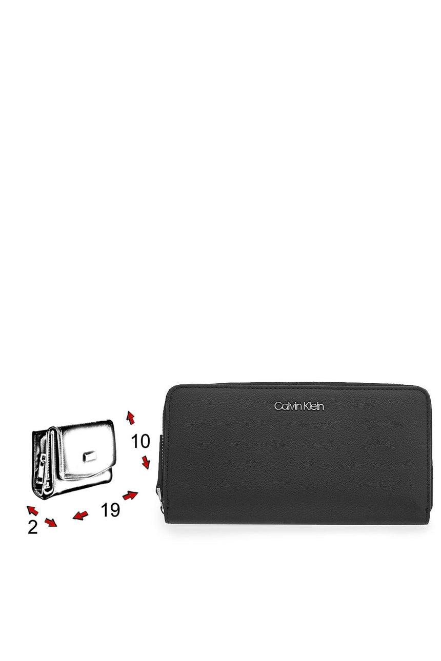 Calvin Klein Z/A Wallet Lg - Kadın Cüzdan Black