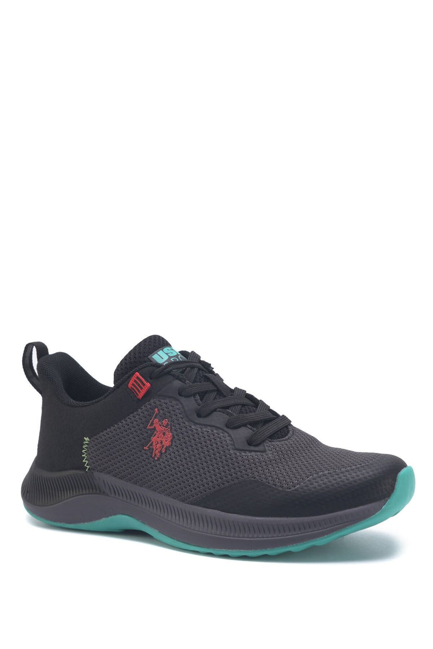 Us Polo Assn 3M Florin Wmn 3Fx Kadın Snekaers Siyah - Turkuaz - Kırmızı