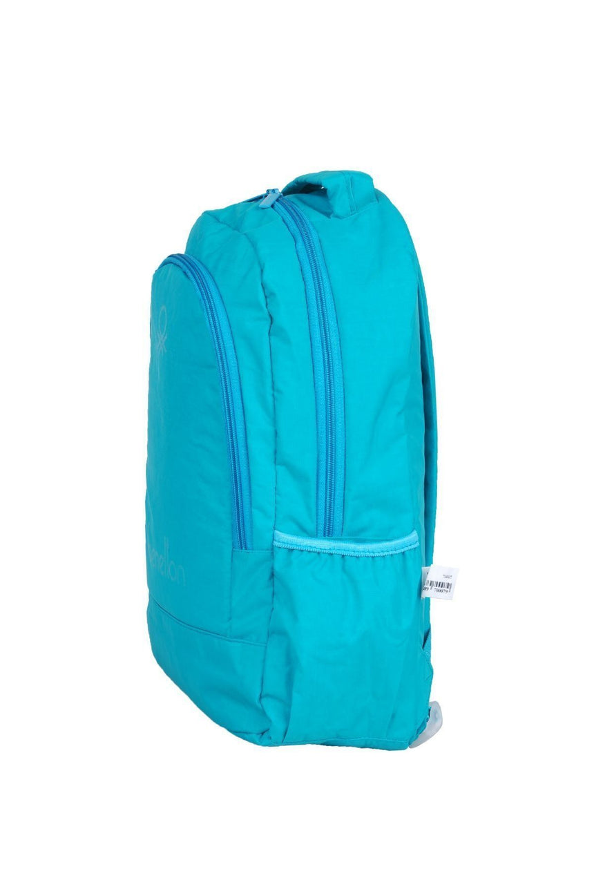 Benetton İki Bölmeli Sırt Çantası Turkuaz