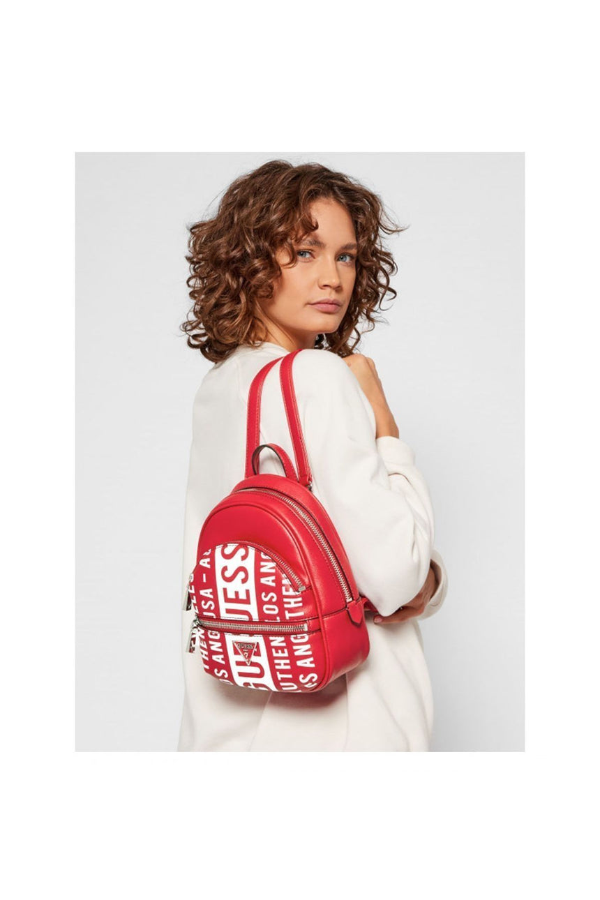 Guess Manhattan Kadın Sırt Çantası Kırmızı