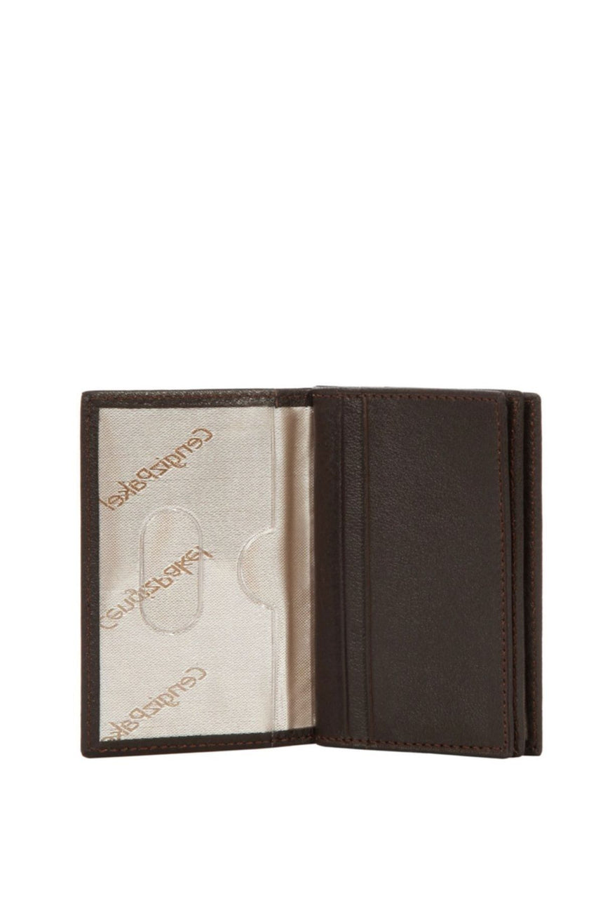 Cengiz 4 Blok Şeffaf Bölmeli Erkek Portföyü Kahve