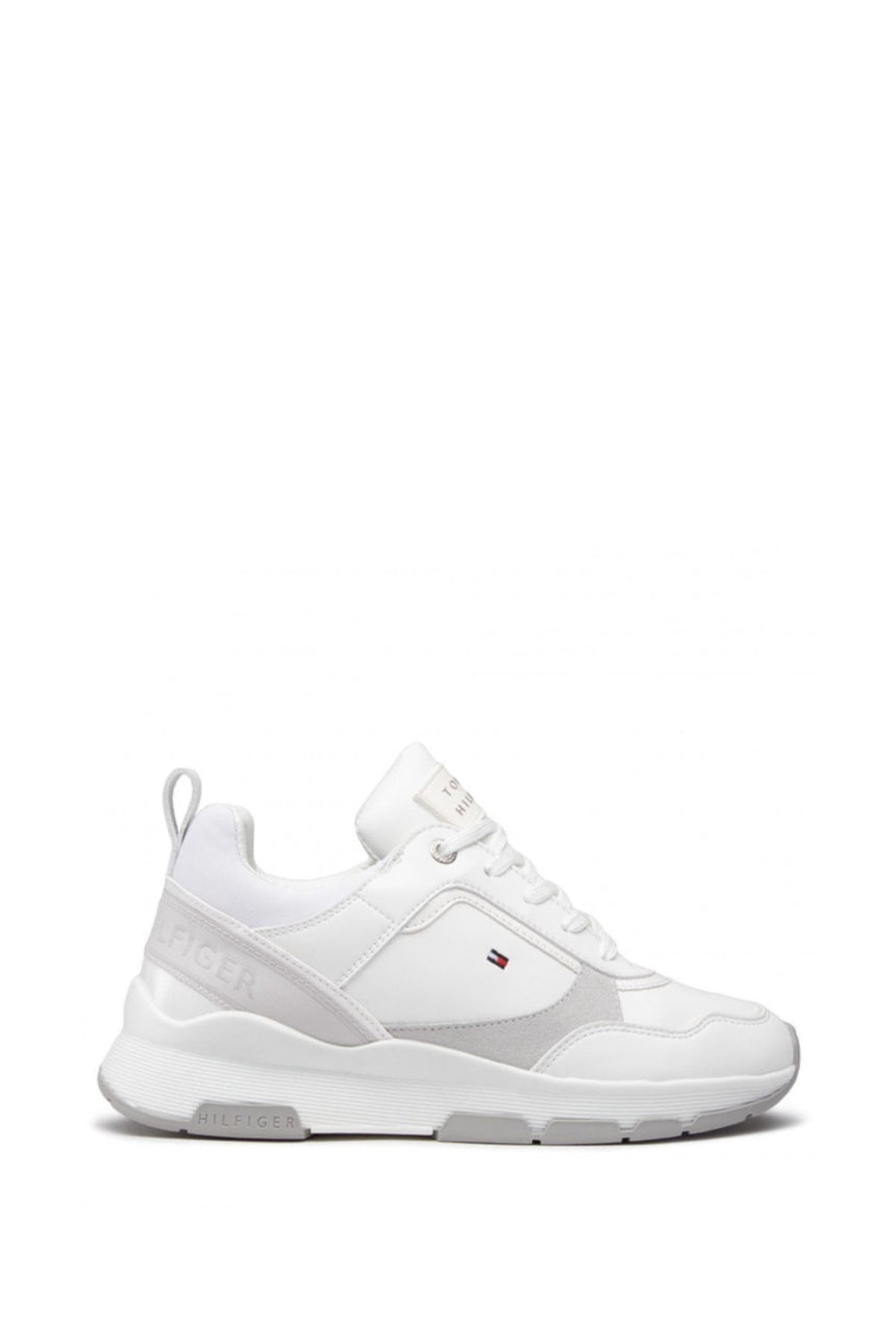 Tommy Hilfiger Sporty Chunky Leather Sneakers White