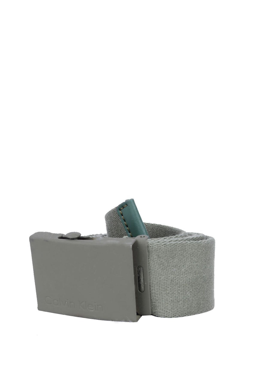 Calvin Klein Eo/ Canvas Plaque 85 cm Erkek Kemer Forest Night