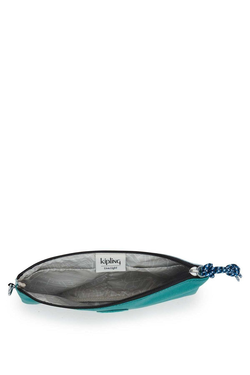 Kipling Casual Pouch Style-it Kadın Makyaj Çantası Green Slate Bl