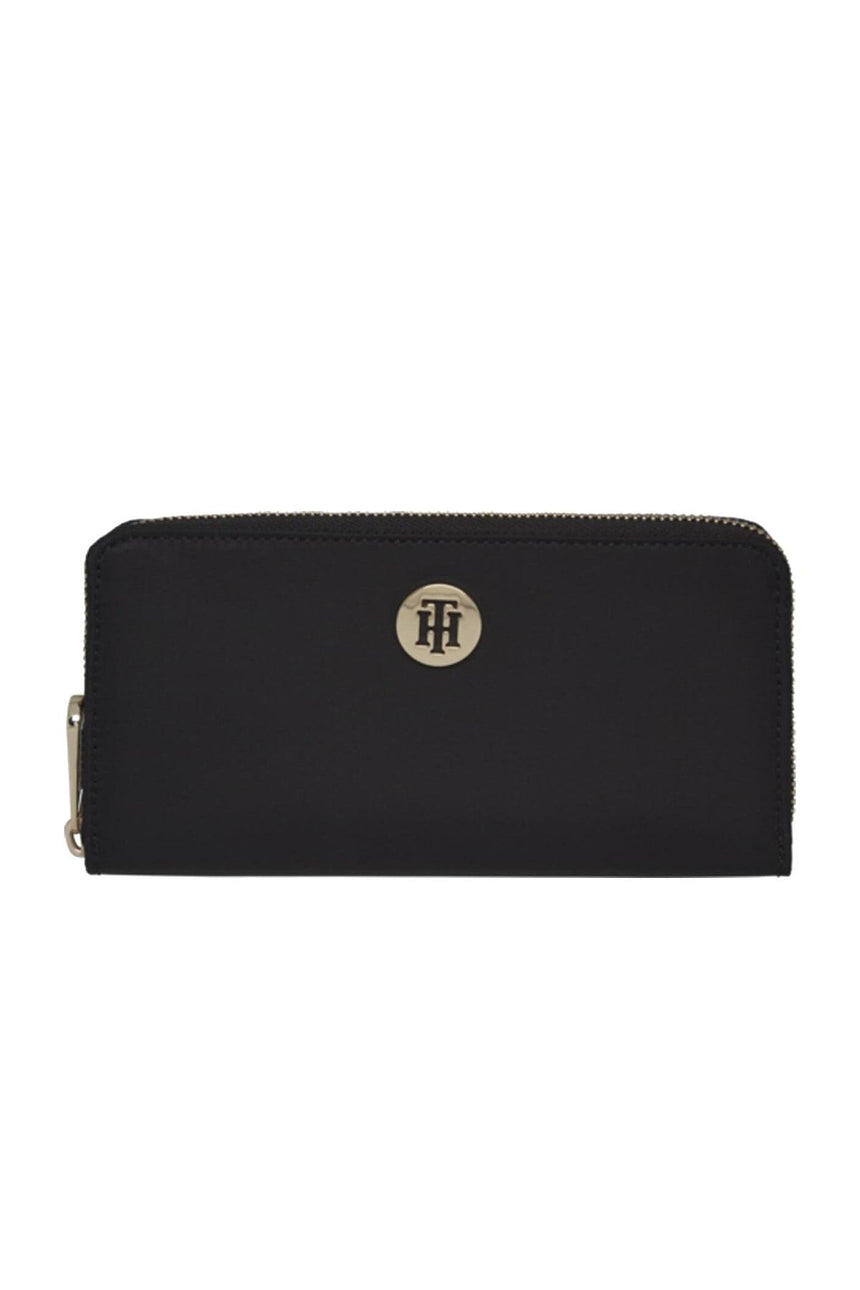 Tommy Hilfiger Large Monogram Kadın Cüzdanı Tommy Navy - Monogram